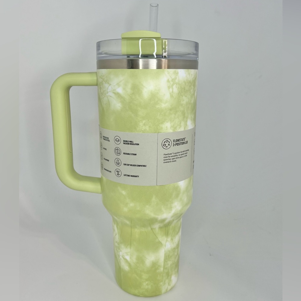 Stanley Citron Tie Dye 40oz Stainless Steel H2.0 FlowState
Quencher Tumbler - Picture 2 of 5
